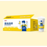 味益純爆珠奶撈（酸奶+爆漿波波球+椰果）