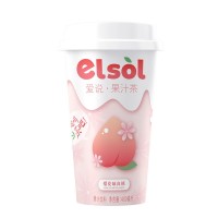 400ml愛(ài)說(shuō)櫻花白桃果汁茶杯裝飲料