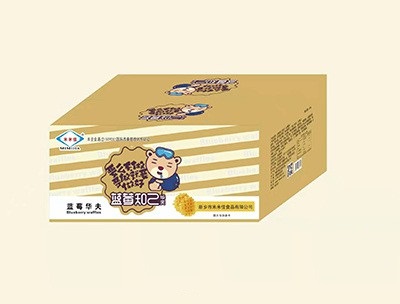藍(lán)莓華夫蛋糕箱裝