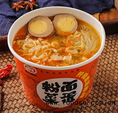 國(guó)華粉面菜蛋方便面檸檬金湯魚(yú)味盒裝
