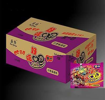 國楊好吃吧川香麻辣燙味干脆面