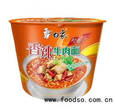 白象桶面泡