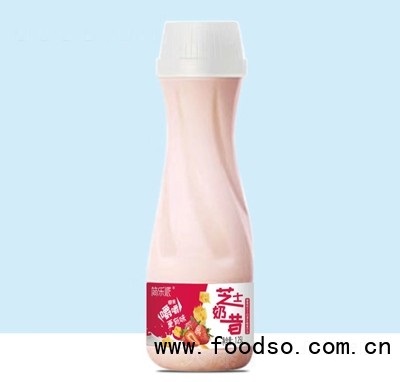 簡(jiǎn)樂派草莓味芝士奶昔乳酸菌飲品1.25L