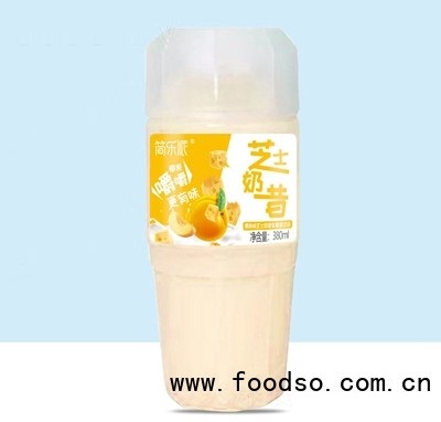 簡(jiǎn)樂派黃桃味芝士奶昔乳酸菌飲品380ml