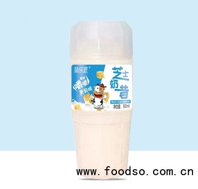 簡(jiǎn)樂派原味芝士奶昔乳酸菌飲品380ml