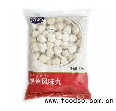寬達(dá)風(fēng)味墨魚(yú)丸2.5kg速凍食品招商代理