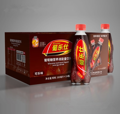 葡樂(lè)仕葡萄糖營(yíng)養(yǎng)液能量飲料可樂(lè)味300mlX24